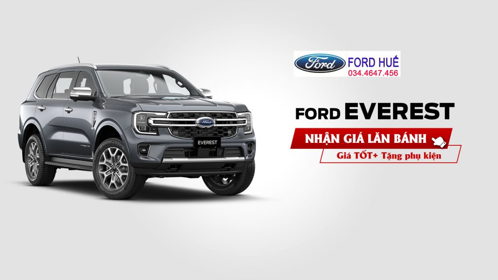 giá lăn bánh ford everest tại huế