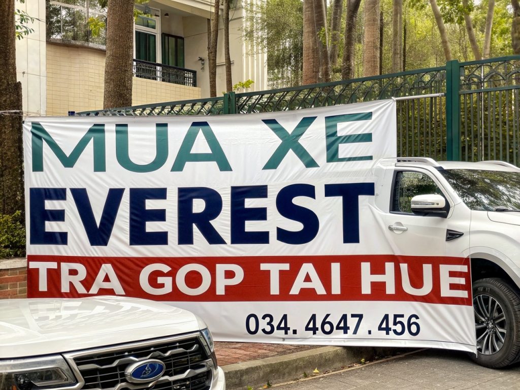MUA XE EVEREST TRẢ GÓP TẠI HUẾ